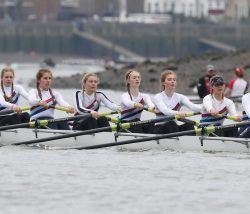 Second place for girls on Tideway